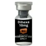 Dihexa 10mg vial for research use only. Weight Loss Chems product.