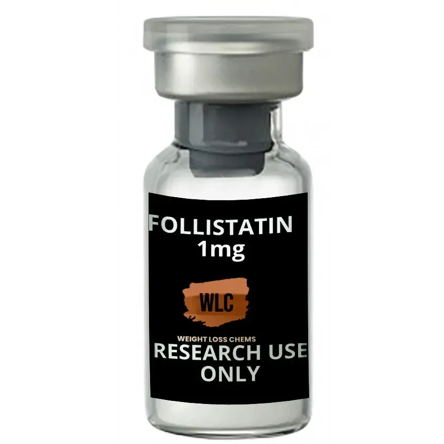Follistatin 1mg vial for research use only. Weight Loss Chems (WLC) product.