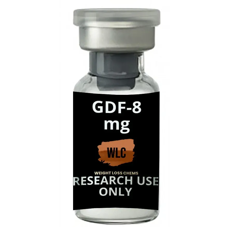 GDF-8 1mg vial for research use only.  Weight Loss Chems product.