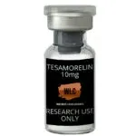 Tesamorelin 10mg vial for research use only. Weight Loss Chems product.