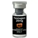 Testagen 20mg vial for research use only. Weight Loss Chems product.