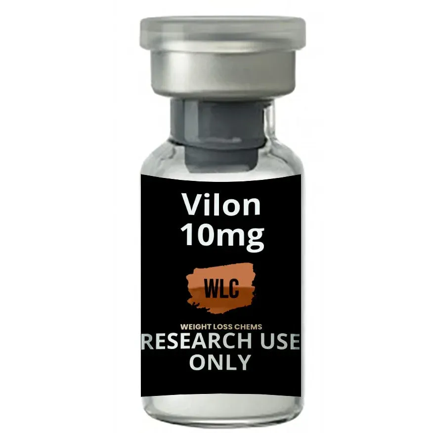 Vilon 10mg vial for research use only.  Weight Loss Chems product.