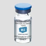 Bac Water 10ml no benzyl Alc: 10ml bacteriostatic water in a glass vial, for research use only.